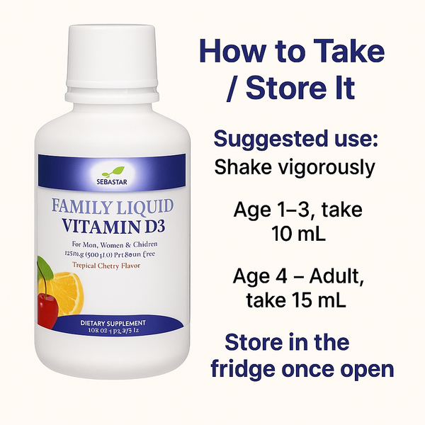 FAMILY LIQUID VITAMIN D3