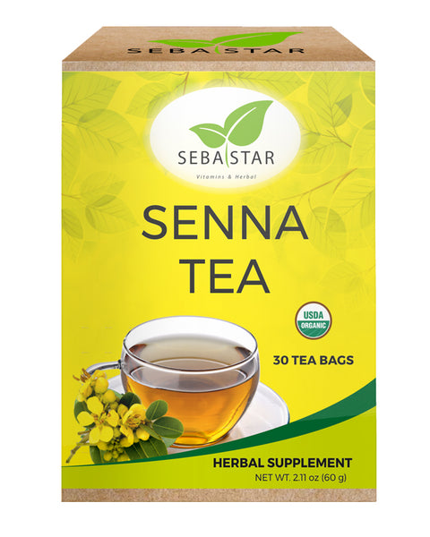 Senna Tea Organic (30 Tea Bags) Herbal Supplement