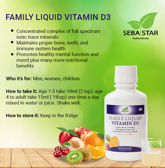FAMILY LIQUID VITAMIN D3
